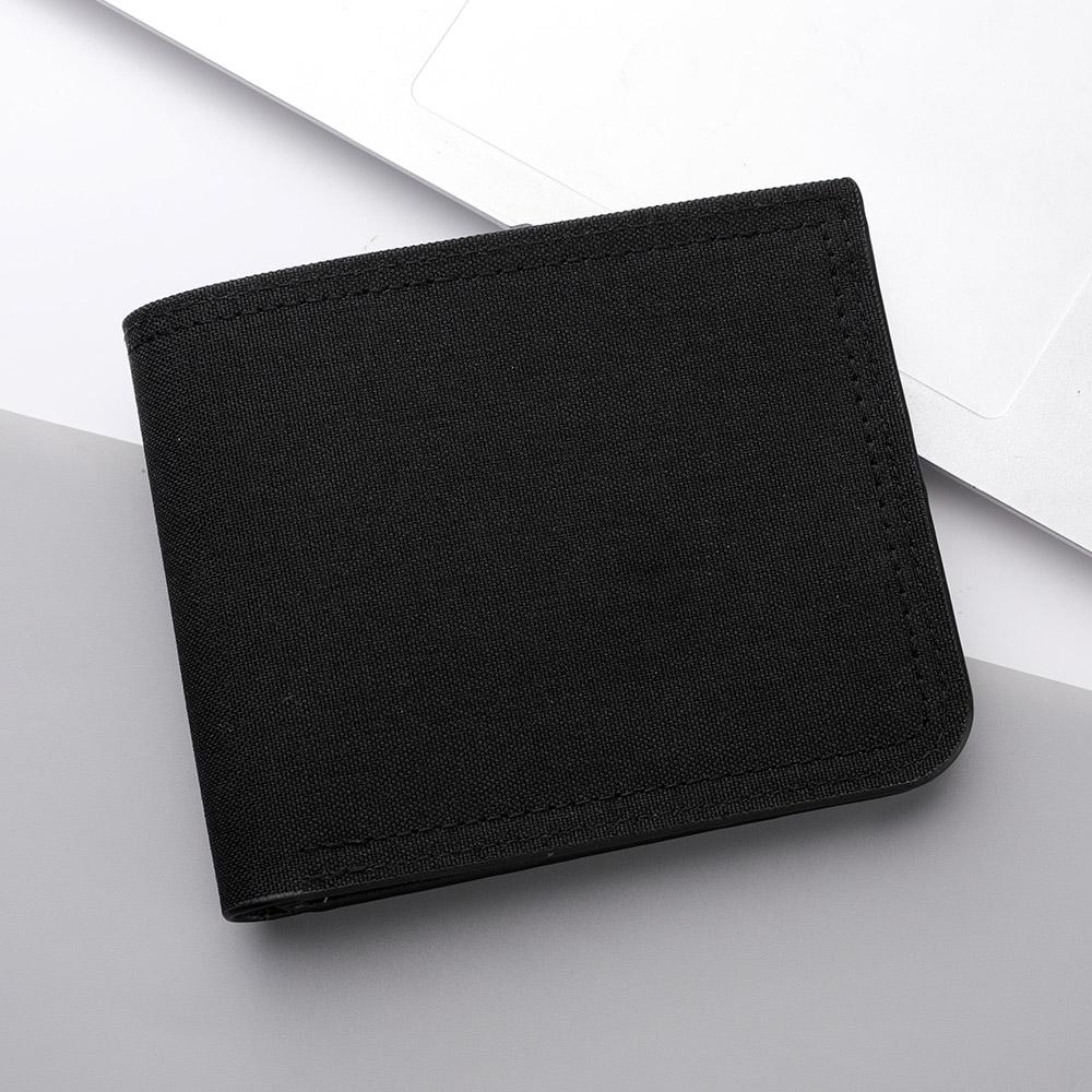 Men's Short Wallet Credit Card ID Card Holder Wallet Business Casual Slim Fit New Fashion Men's Youth Money Clip