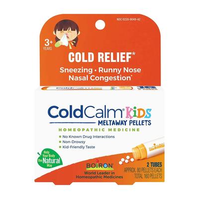 ColdCalm Kids Meltaway Pellets, 2 Tubes