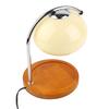 Lampa na ohrievanie sviečok Drevený stojan Železný stojan Sklenené tienidlo Dekoratívna Retro lampa na topenie sviečok s