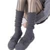 Women's Retro Ballet Wool Socks - Autumn & Winter, Long Calf-Length, Hollow Out, Korean Style Leg Warmers