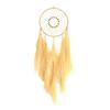 Elegant Woven Faux Grass Dreamcatchers with Tassels and Colorful Beads Wall Hanging Ornament for Home Decors and Gift