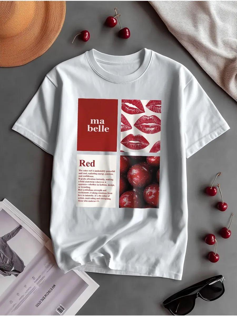 Oversized T‑shirt with Pinterest print XL