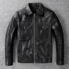 Men Leather Jacket Men's Real Leather Natural Goatskin Soft Slim Fit Casual Style Man Clothes Spring Autumn