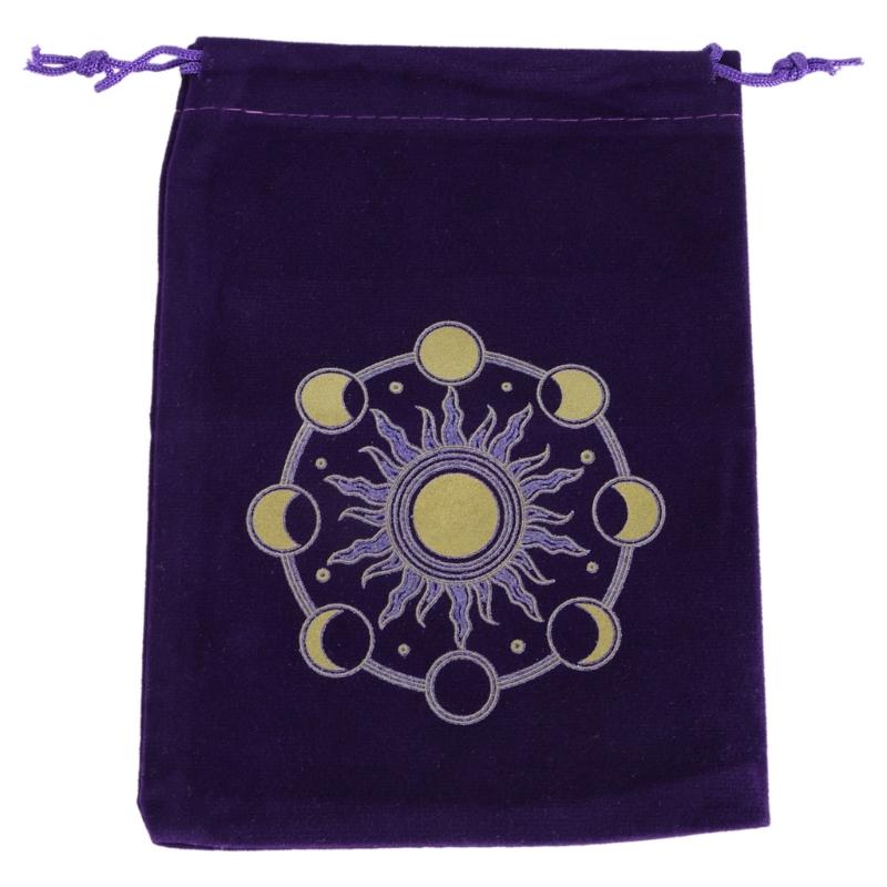 

Dices Storage Bag Velvets Tarot Drawstrings Bag Board Game Cards Drawstrings Bag Jewelry Rune Pouches Organizers