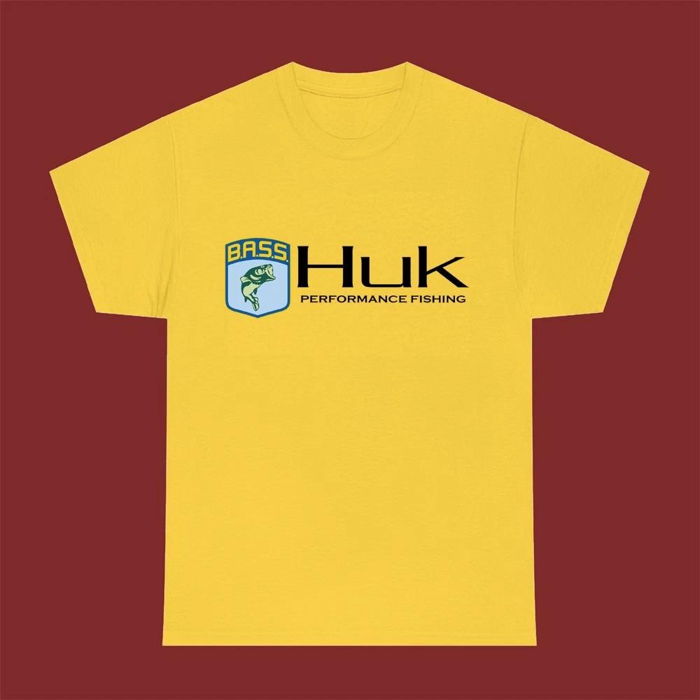 HUK BASS Fishing Men s Yellow Size S-5XL 3XL