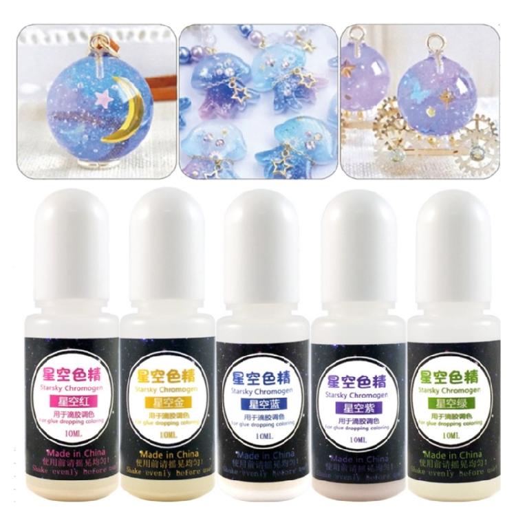 5 Colors Star Sky Colorant UV Resin Pigment Dye DIY Jewelry Making Accessories