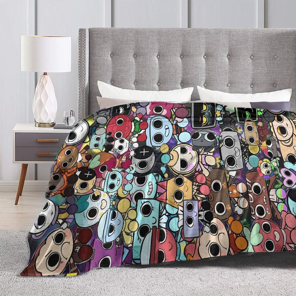Dandys World Vee Shelly Goob Gigi Blanket Catoon Wool Vintage Warm Throw Blankets for Bed Sofa Spring Autumn