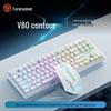 Pioneer V80 Wired RGB Mechanical Keyboard and Silent Mouse Set