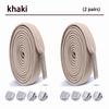 2Pair Elastic Laces Sneakers Tennis Shoelaces without ties Kids Adult No Tie Shoe laces 8mm Flat Shoelace Shoes Accessories