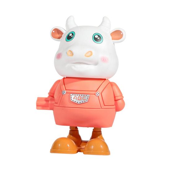 Yousheng Wind-up Jumping Animal Toy Cow Squirrel Dinosaur Rabbit Penguin Chick Monkey Bird Walking Toy Toddlers Educational Interactive Clockwork