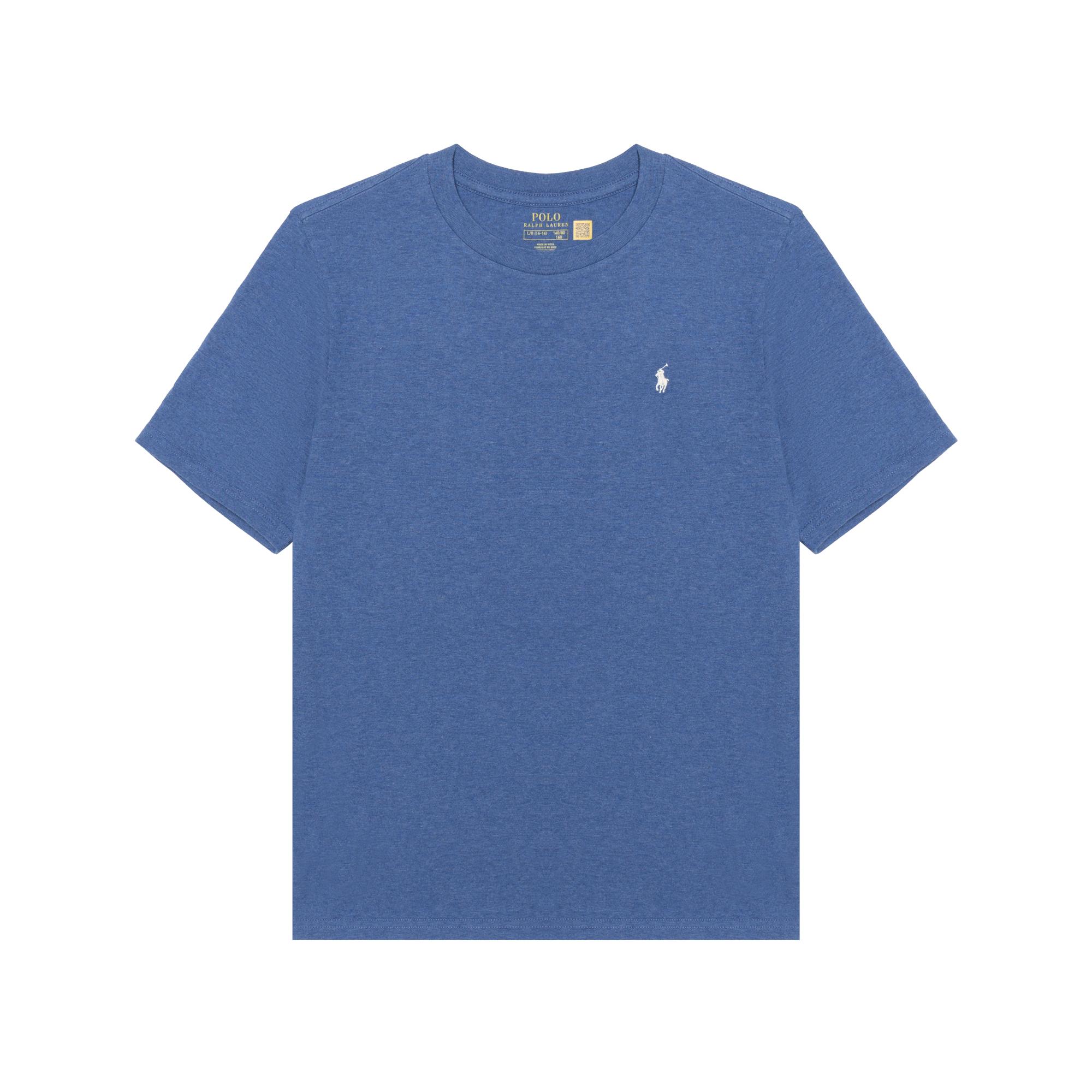 

Polo Ralph Lauren Boys Футболка прямого кроя с круглым вырезом и коротким рукавом, детские топы, синяя 323832904-069 L