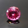 Natural 17.35 Ct Pink Ruby Round Cut CERTIFIED Loose Gemstone Earing Size