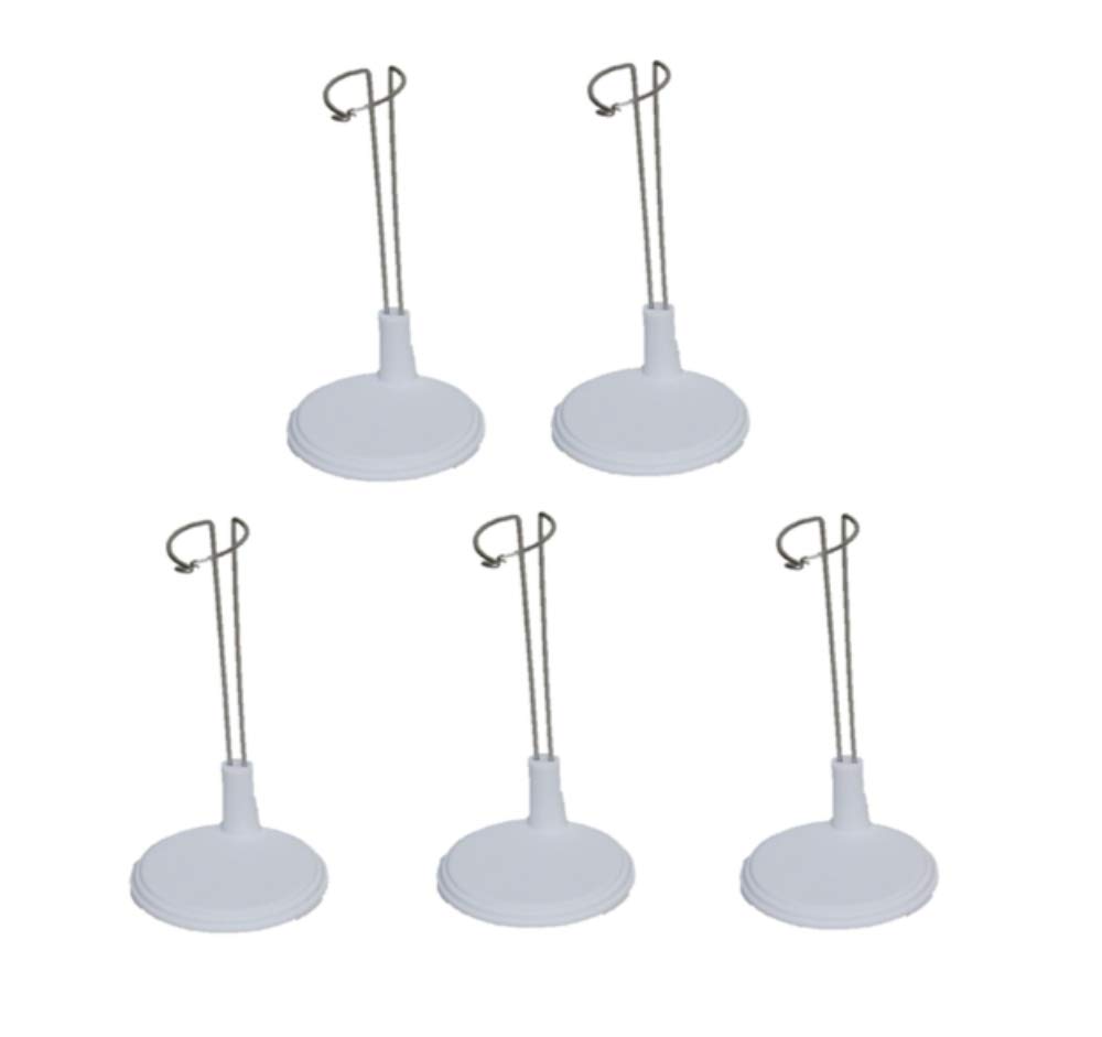 

Scale Action Figure Doll Stand Display Stand Fixed Figure Hot Toys Set of 5 (lunar.maria) 6/1 C-Type (White, 20) белый