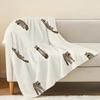 Fluffy Flannel Blanket - Raccoon Anime Theme, Soft Breathable Cozy Throw, Warm for Christmas & Halloween, Ideal Home Use, Comfortable Sleep Buddy