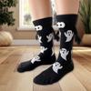 Interactive Halloween Friendship Socks Magnetic Closure Design Neutral Style Soft Polyester Costume Socks