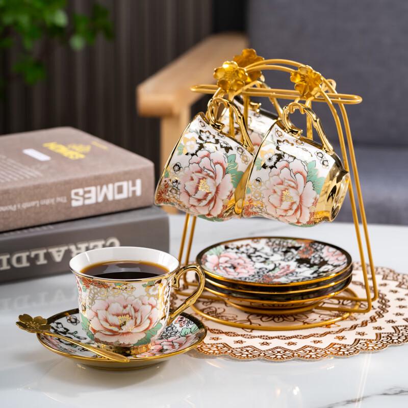 

Zhaoran Ceramic European Light Luxury Butterfly Coffee & Tea Cup Set