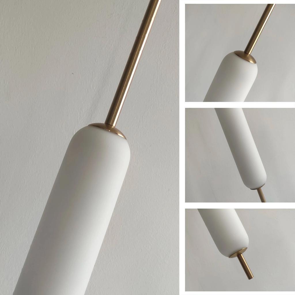 Nordic Creative Restaurant Pendant Lights Metal Glass Single Double Headed Home Decoration Bedroom Bar Corridor Staircase Light