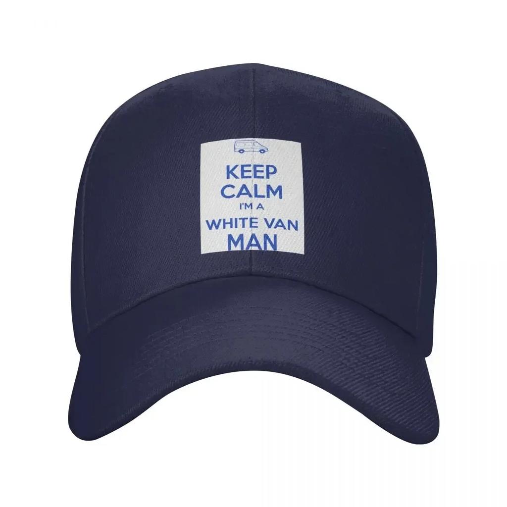 Keep calm Im a white van Unisex Baseball Cap party Hat Snap Back Hat Unisex hat Luxury Unisex Sun Hats For Women Unisexs