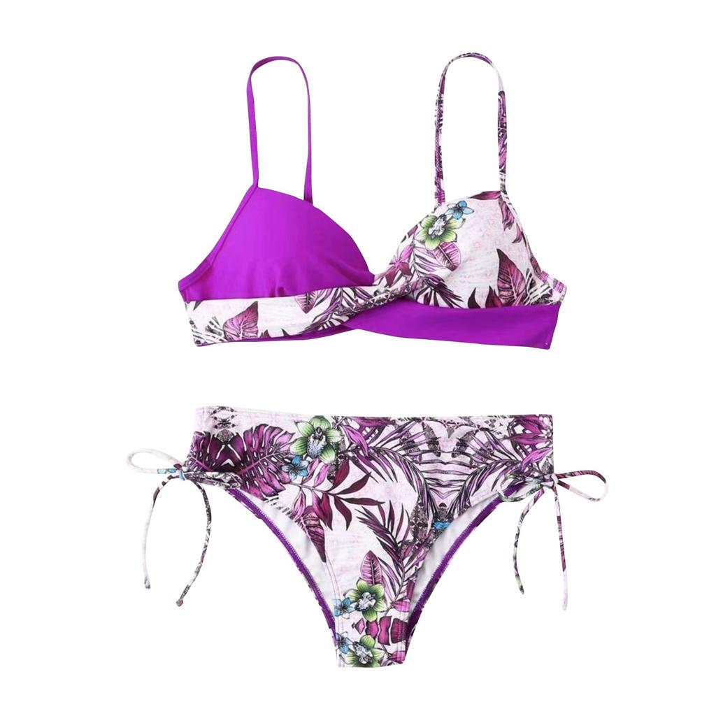 2025 New Women Sexy Print Bikini Female Summer Swimsuit Two Piece Bikini Set Beach Wear Swim Suit Swimwear Brazil Bathing Suit