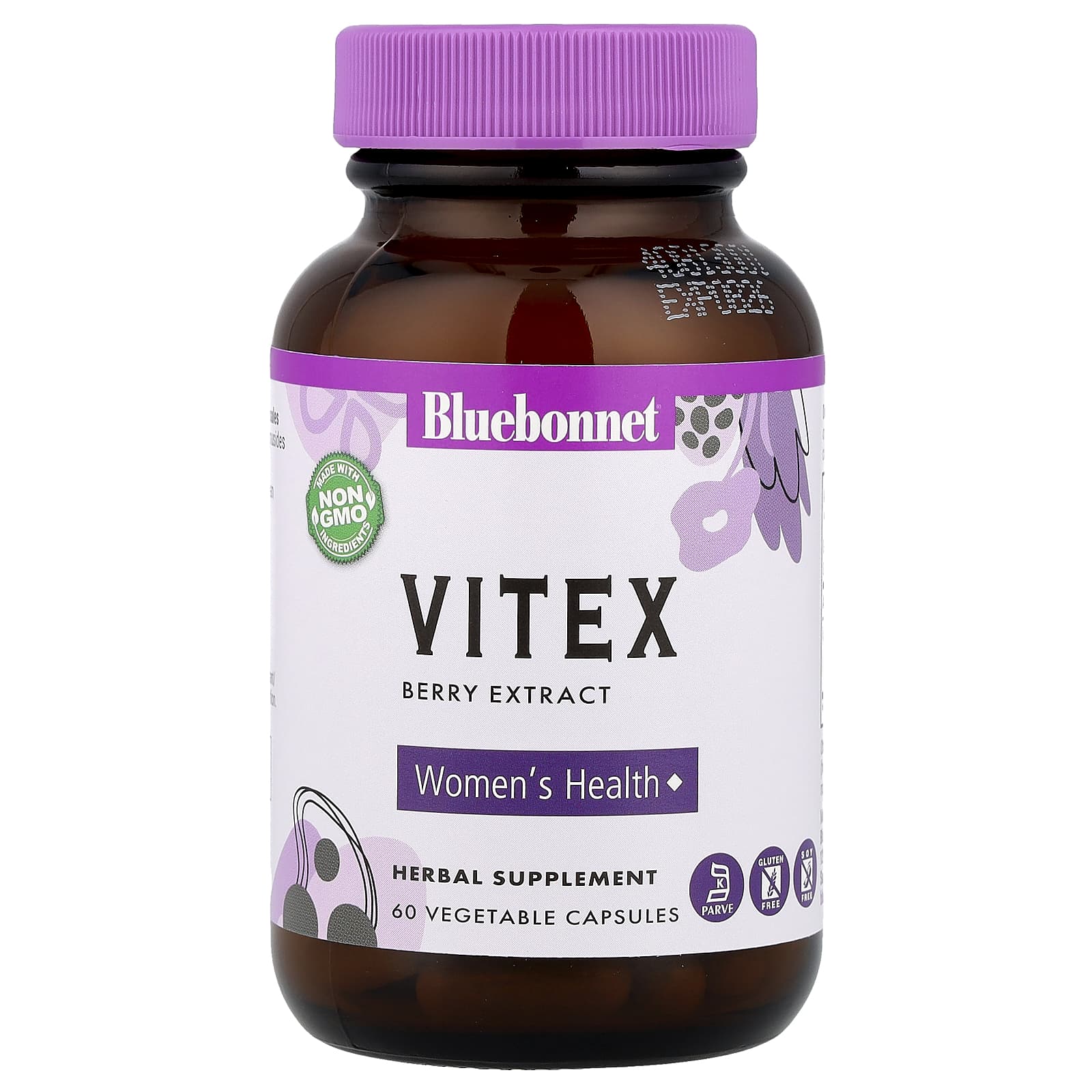 

Vitex Berry Extract, Veggie Capsules 60 (225Mg per Capsule)