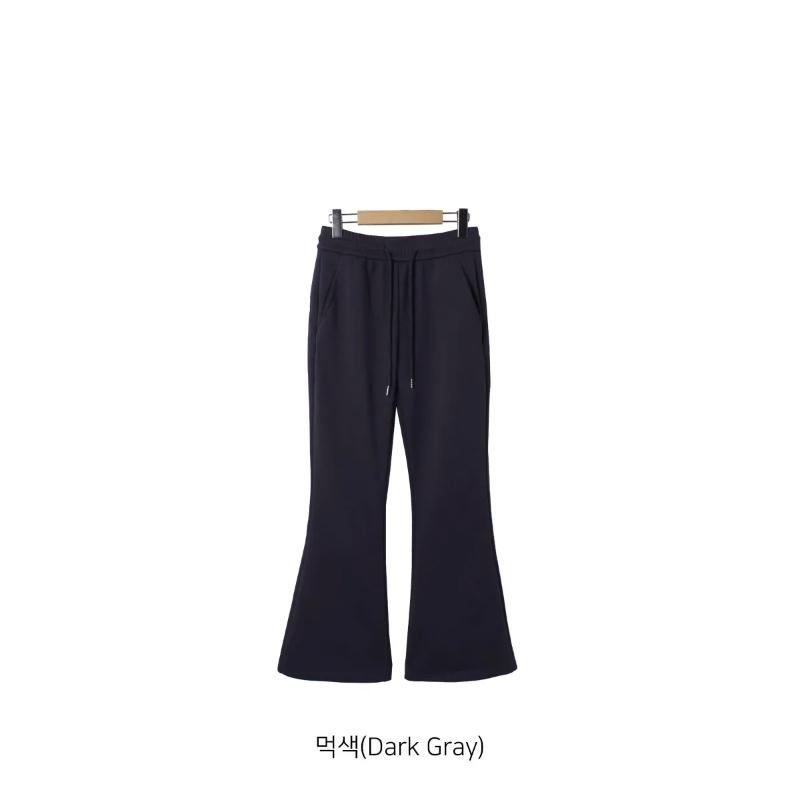 New Arrivals Open Run Low Rise Bootcut Sweatpants With Waist Tie