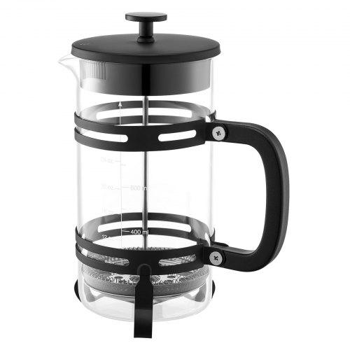 VEVOR French Press Coffee Maker, 1 Liter Borosilicate Glass Coffee Press Tea Maker with Stainless Steel Filter