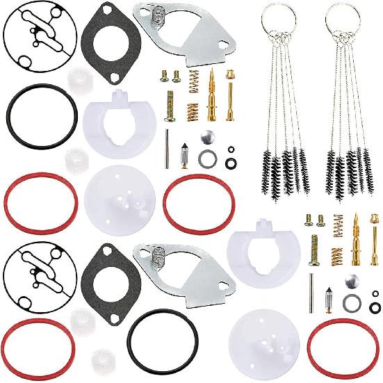 

2Pcs Carburetor Rebuild Kit Compatible with Master Overhaul Nikki 796184 698787 699900 699521 792369 790032 Craftsman 11HP-19HP 210807 212702 212802