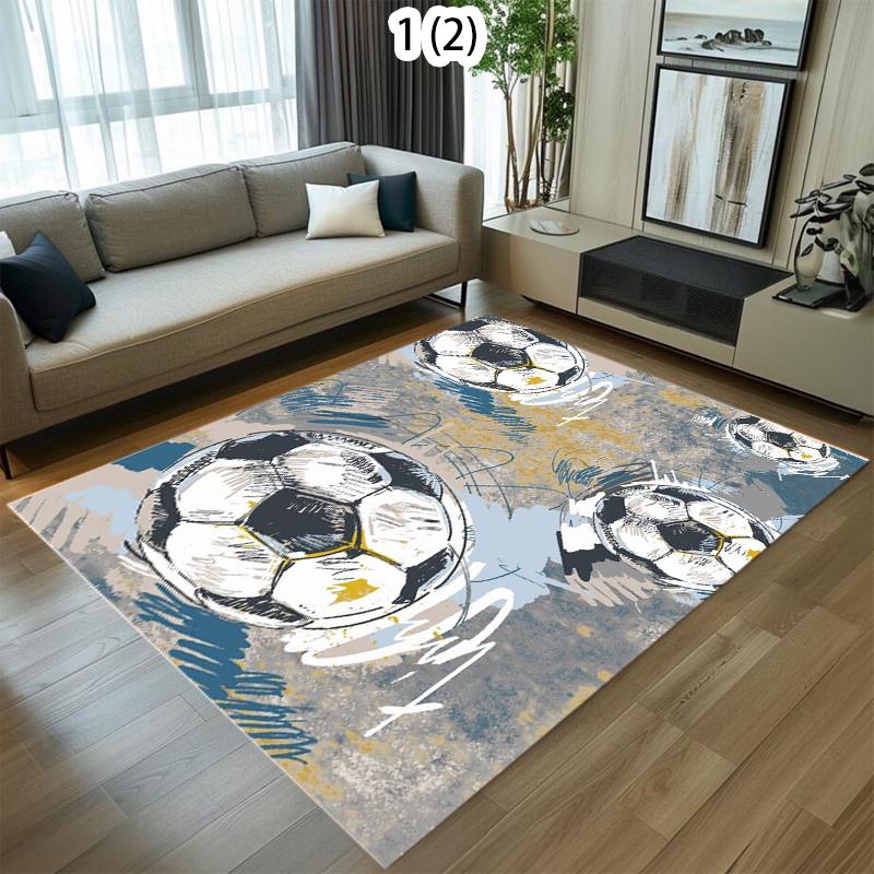 

Soccer Theme Carpet Mat Rug Home Decoration Football Sport Pattern Colorful Design Floor Decor Living Room Home Carpet 40X60cm