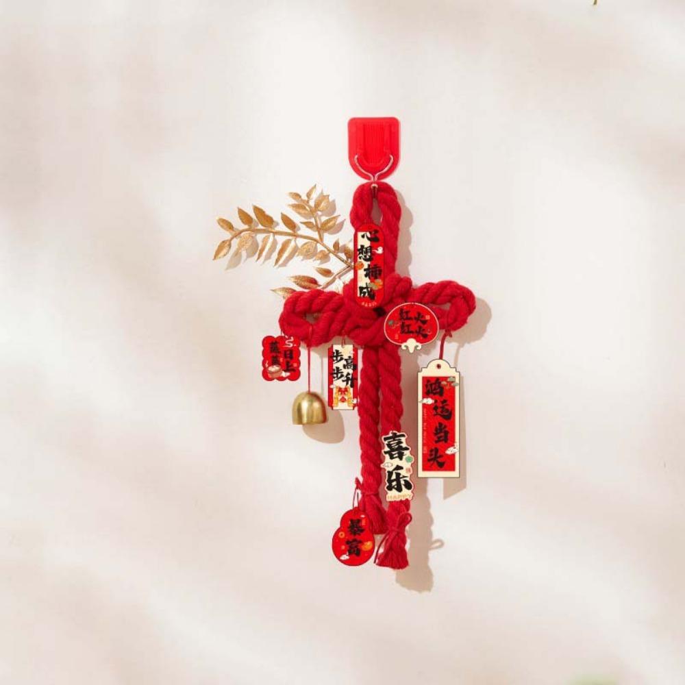 Cotton Spring Festival Pendant Good Luck Wall Door Hanging Ornaments  Housewarming