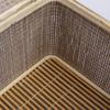 Festival Packaging Box Vintage Bamboo Basket Chinese Style Weaved Bread Storage Basket Elegant with Lid Picnic Basket Shopping