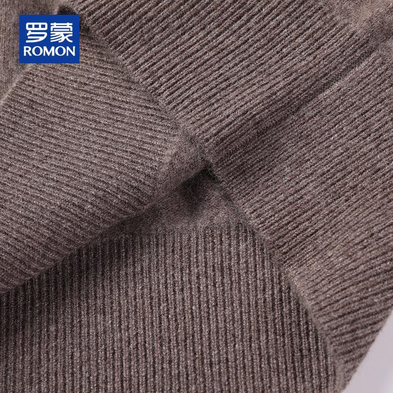 Romon Men's V-Neck Cashmere Blend Sweater