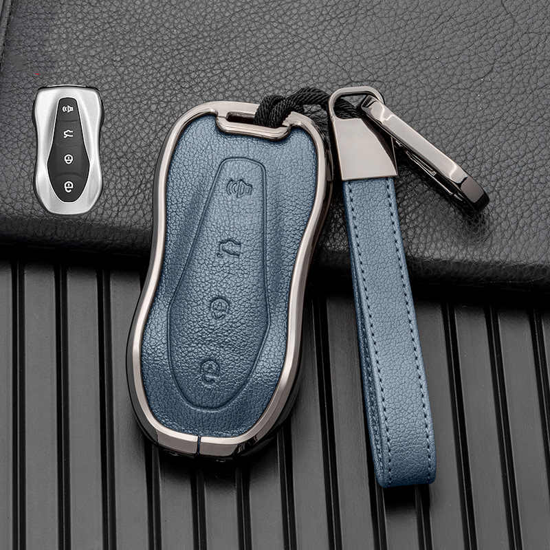 Key Case Cover For Geely Belgee X70 X50 Atlas Emgrand GS X6 Tugella Remote Fob Holder Car Accessories
