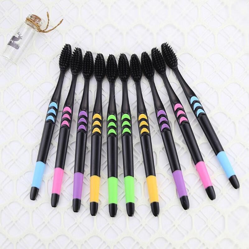 Fumaide Ultra-Soft Bamboo Charcoal Toothbrush Set
