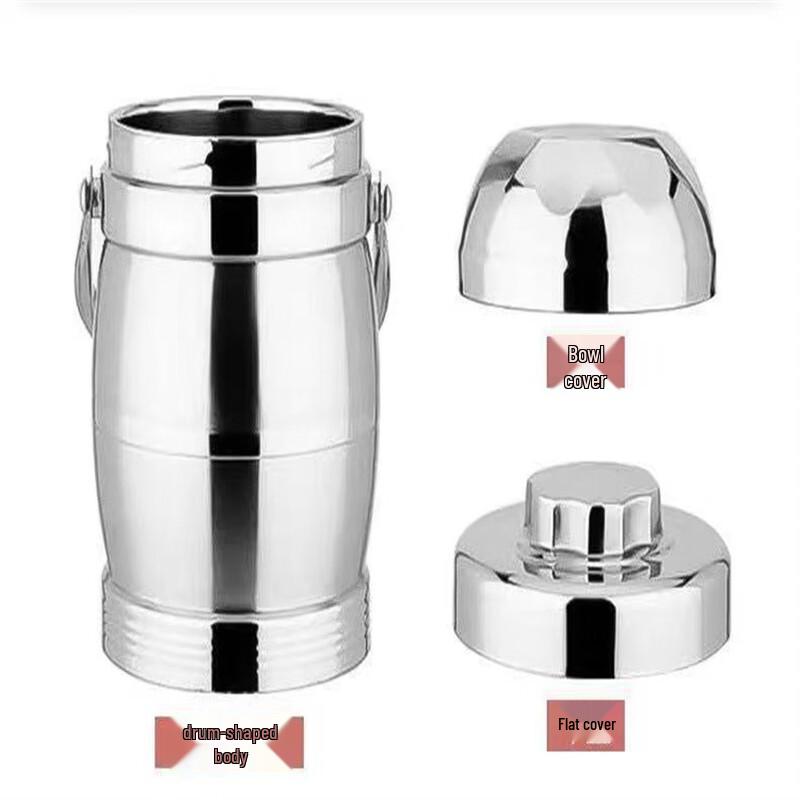 ZISIZ 304 Stainless Steel Double-Layer Vacuum Insulated Lunch Box