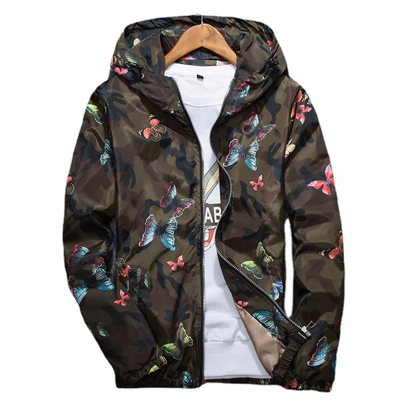 

Spring and Autumn New Hooded Jacket Men s New Handsome Trendy Sports Jacket Men s Outdoor Casual Versatile Top 5XL