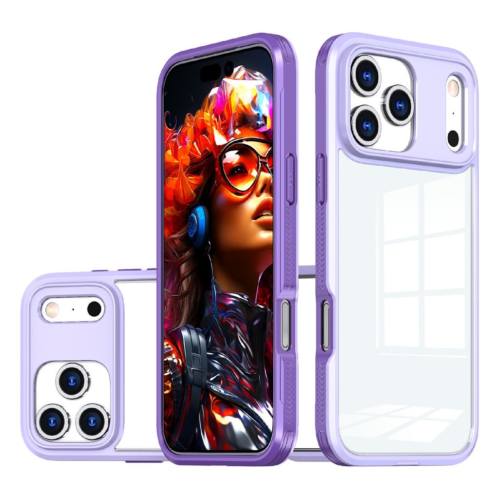 For iPhone 17 Pro Max Case Ultra Slim TPU PC Clear Phone Back Cover