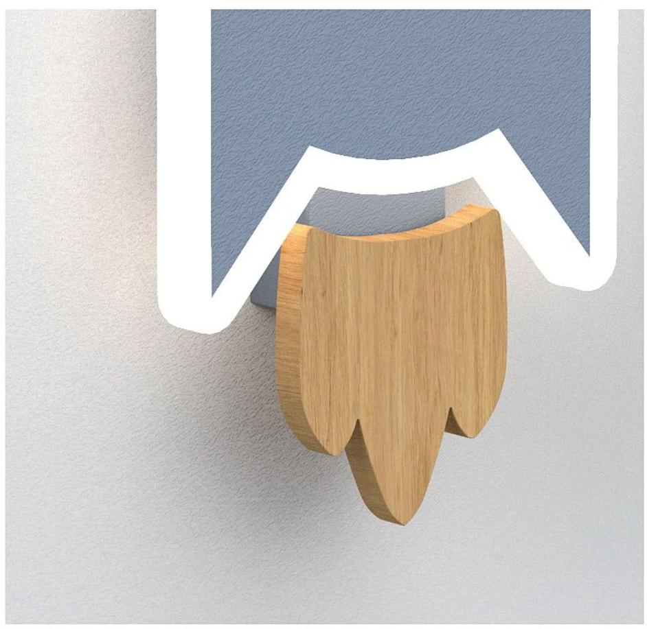 Cartoon LED Rocket Wall Lamp Modern Eye Protection  Passageway Study Bedside Star Rocket Wall Lamp for Kid Room Easy To Install