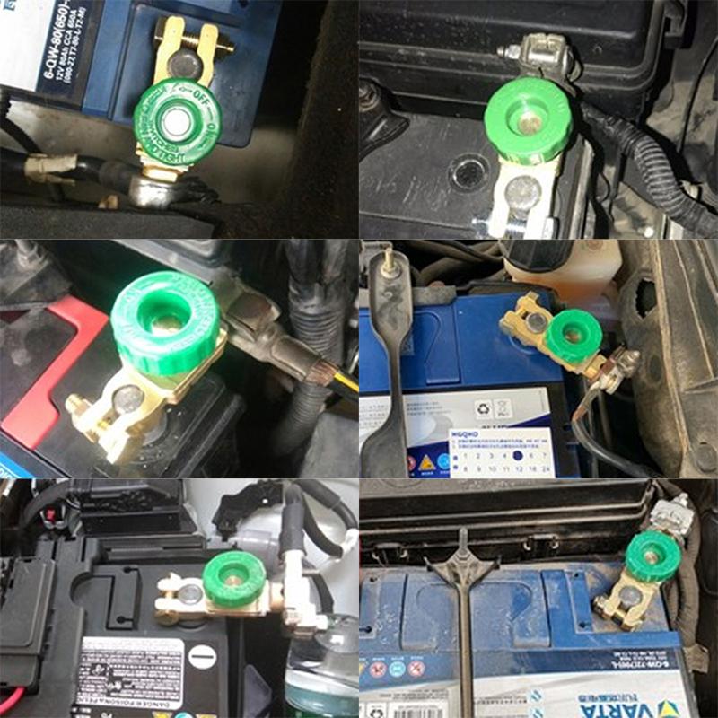 Professional Zinc Alloy Copper Battery Terminal Link Switch Quick Cut-off Disconnect Isolator Switch Auto Car Accessories