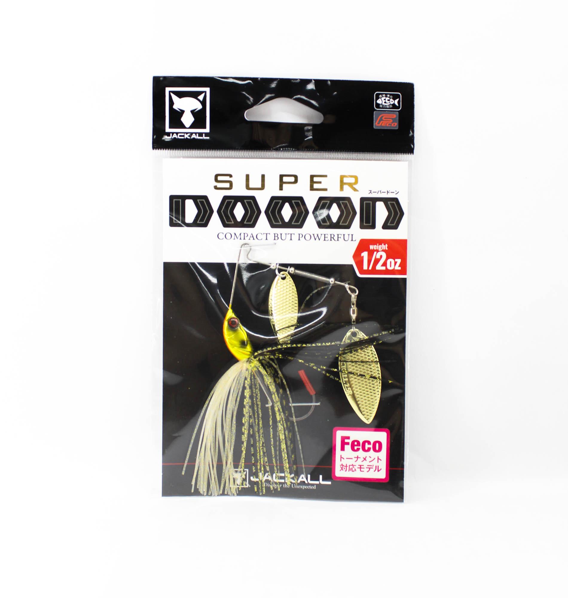 

Jackall Spinner Bait Lure Super Dooon 1/2 Oz TG Gold & Black (0673)