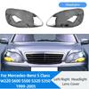 Car Front Headlight Lens Cover Headlamp Lampshade Glass Lamp Shell For Mercedes-Benz S Class W220 S600 S500 S320 S350 1999-2005
