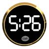 High Visibility LED Car Clock with Temperature Display Stylish Magnetic LED Clock for Car Displays Quick Installation
