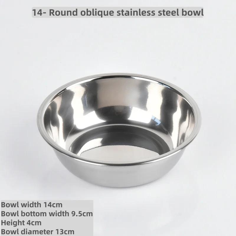 

Dog Double Bowl with Silicone Mat Cat Pet Food Water Feeder Drinking Bowls Stainless Steel Anti-Choking Non-Slip Basin Dog Bowl