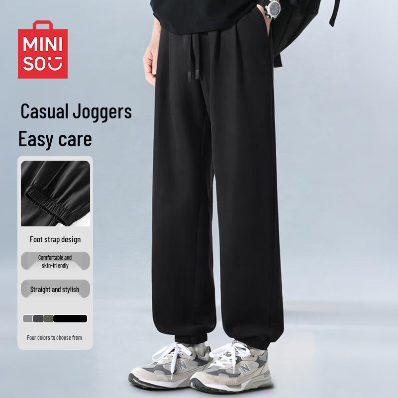 

MINISO Men s Loose Straight-Leg Casual Pants XL