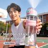 Kids Water Bottle 750ML Spray Sports Water Bottle Direct Drinking Dual-Use Plastic Water Bottles for Outdoor Sporting
