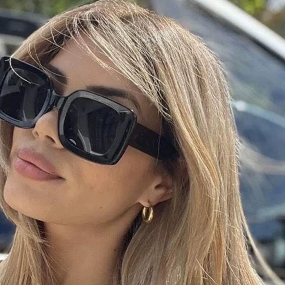 Luxury Designer Square Sunglasses Women Men Fashion Classic Vintage Sun Glasses Punk Outdoor Driving Eyewear