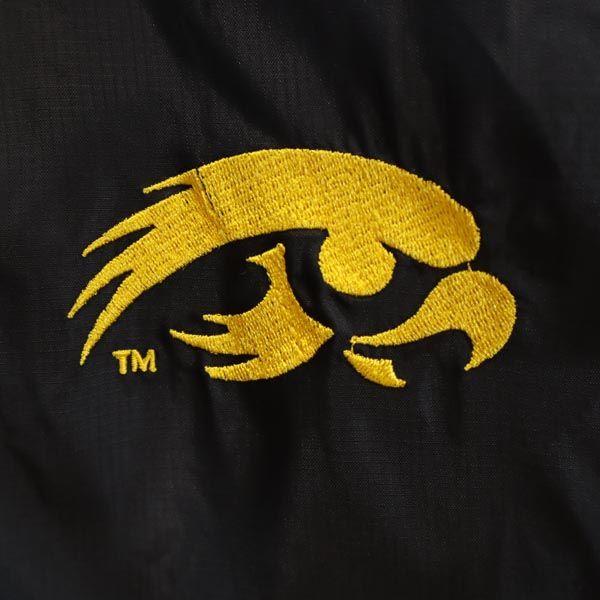 STARTER Back Embroidery IOWA Iowa Hawkeyes Batting Jacket XL TEAM LOGO Men's Used