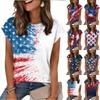 Women's Loose-Fit Fashionable Casual Retro Print T-Shirt