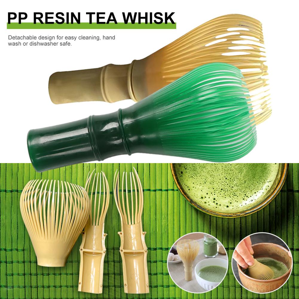 1PCS PP Resin Matcha Practical Powder Whisk Coffee Green Tea Brush Chasen Tool Grinder Brushes Tea Tools Japanese Tea Ceremony