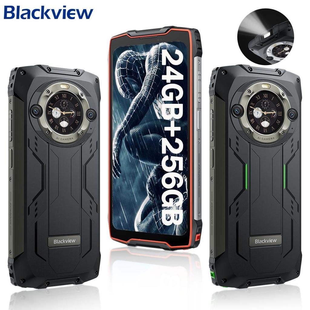 Odnowiony Blackview BV9300 Pro Helio G99 Wytrzymały Telefon Android 13 RAM 8GB/12GB ROM 256GB 6.7 120Hz Wyświetlacz 15080mAh Z Ładowaniem 33W Latarka 100LM