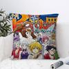 Federa Cuscino Anime Hot The Seven Deadly Sins Per Camera da Letto e Salotto Copricuscino Decorativo per Divano